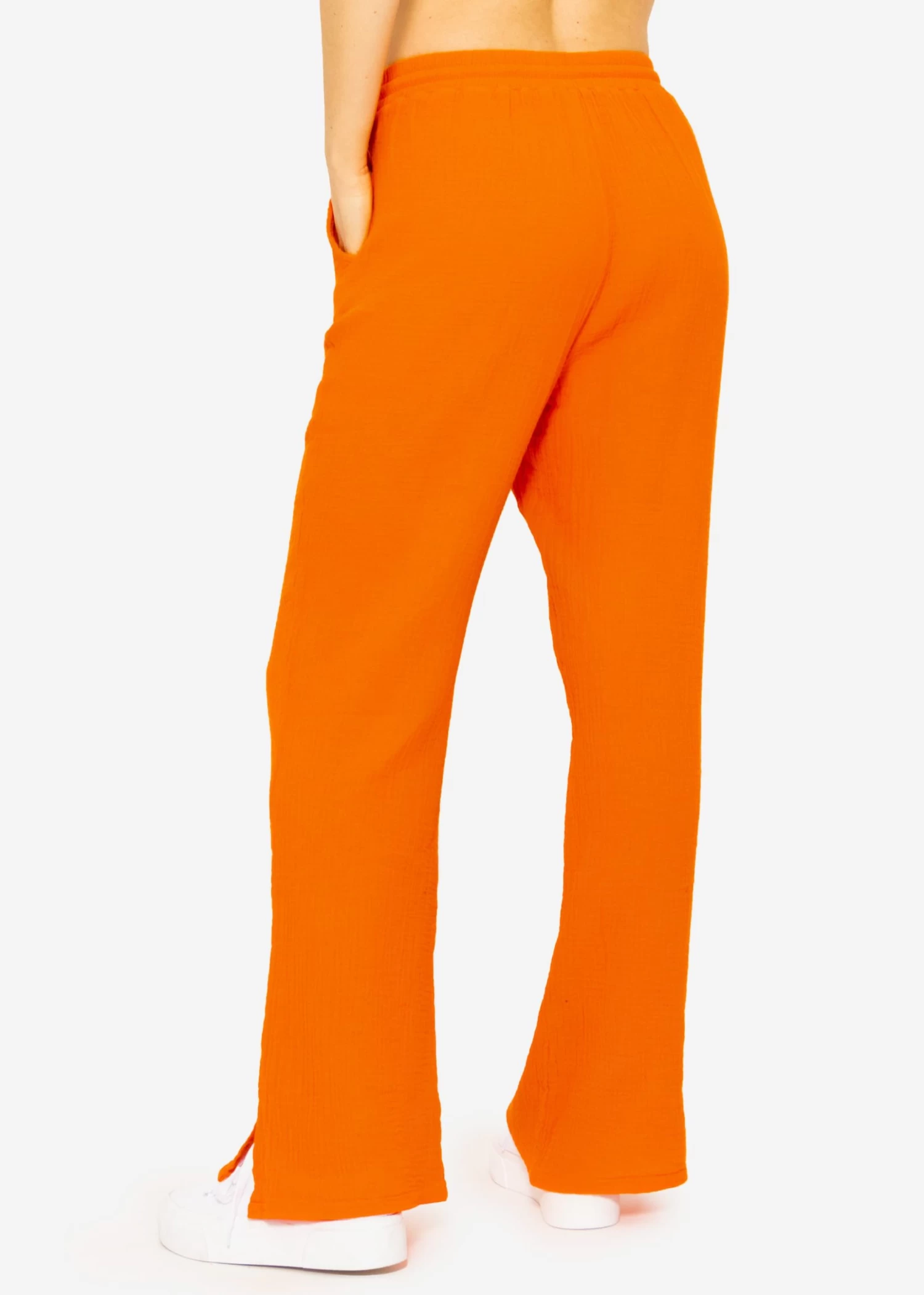 Musselin Pants, Orange 7 Musselin Pants, Orange – Bild 5