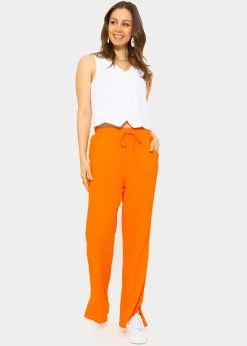 Musselin Pants, Orange 12 Musselin Pants, Orange -Sassyclassy SassyClassy musselin pants orange S2205B4793 4aQShDXiKJSwvI