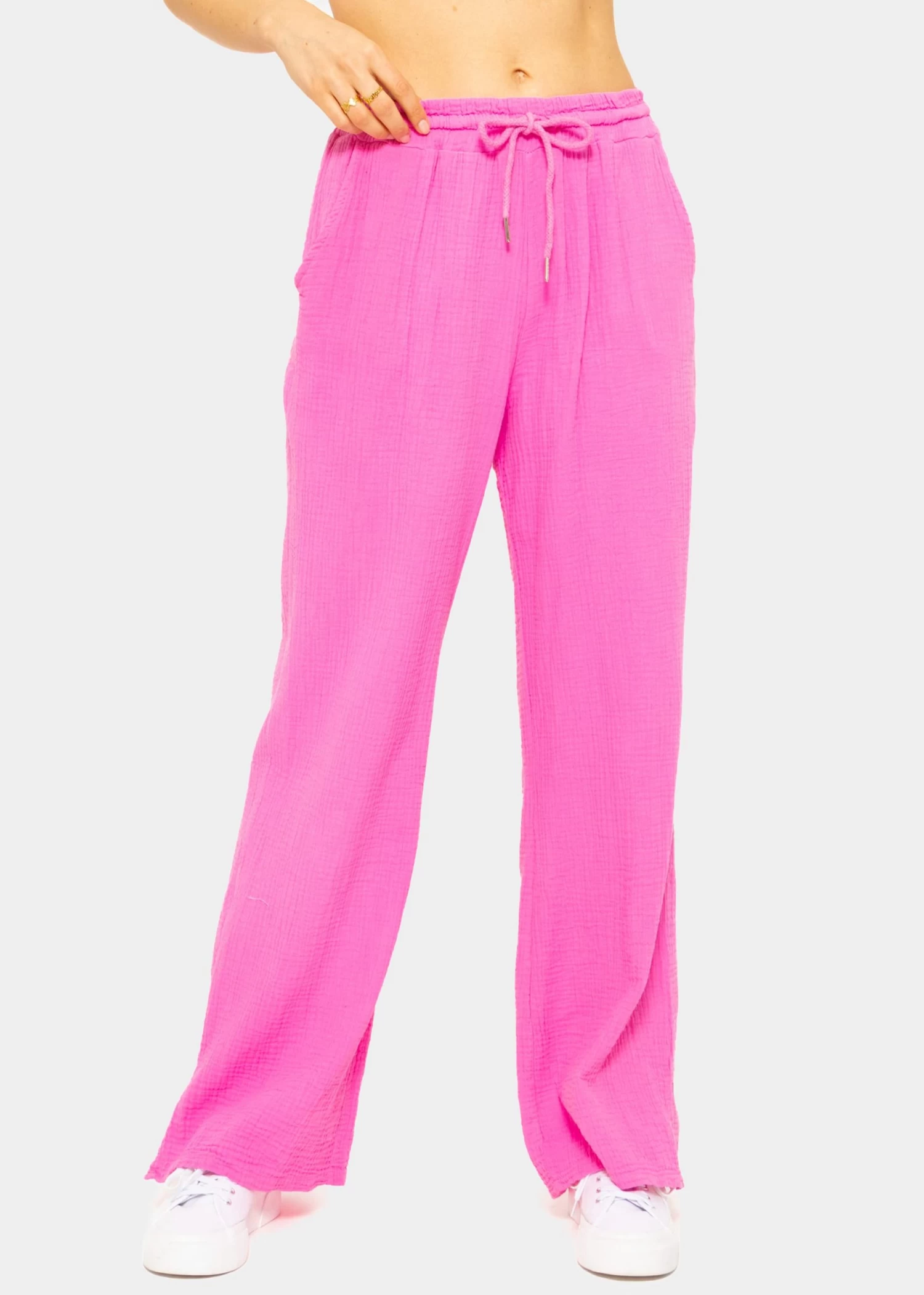 Musselin Pants, Pink 8 Musselin Pants, Pink – Bild 6