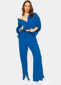 Musselin Pants, Royalblau -Sassyclassy SassyClassy musselin pants royalblau S2209B5048xhKL5DnnqZfDz