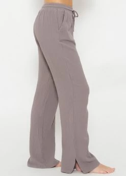 Musselin Pants, Taupe 13 Musselin Pants, Taupe -Sassyclassy SassyClassy musselin pants taupe S2205B4010 2