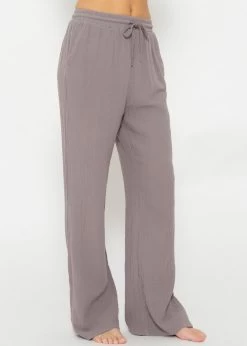 Musselin Pants, Taupe 11 Musselin Pants, Taupe -Sassyclassy SassyClassy musselin pants taupe S2205B4010 3