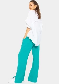 Musselin Pants, Türkis 17 Musselin Pants, Türkis -Sassyclassy SassyClassy musselin pants turkis S3207B6041 4n4ZEyDrvvZAQl