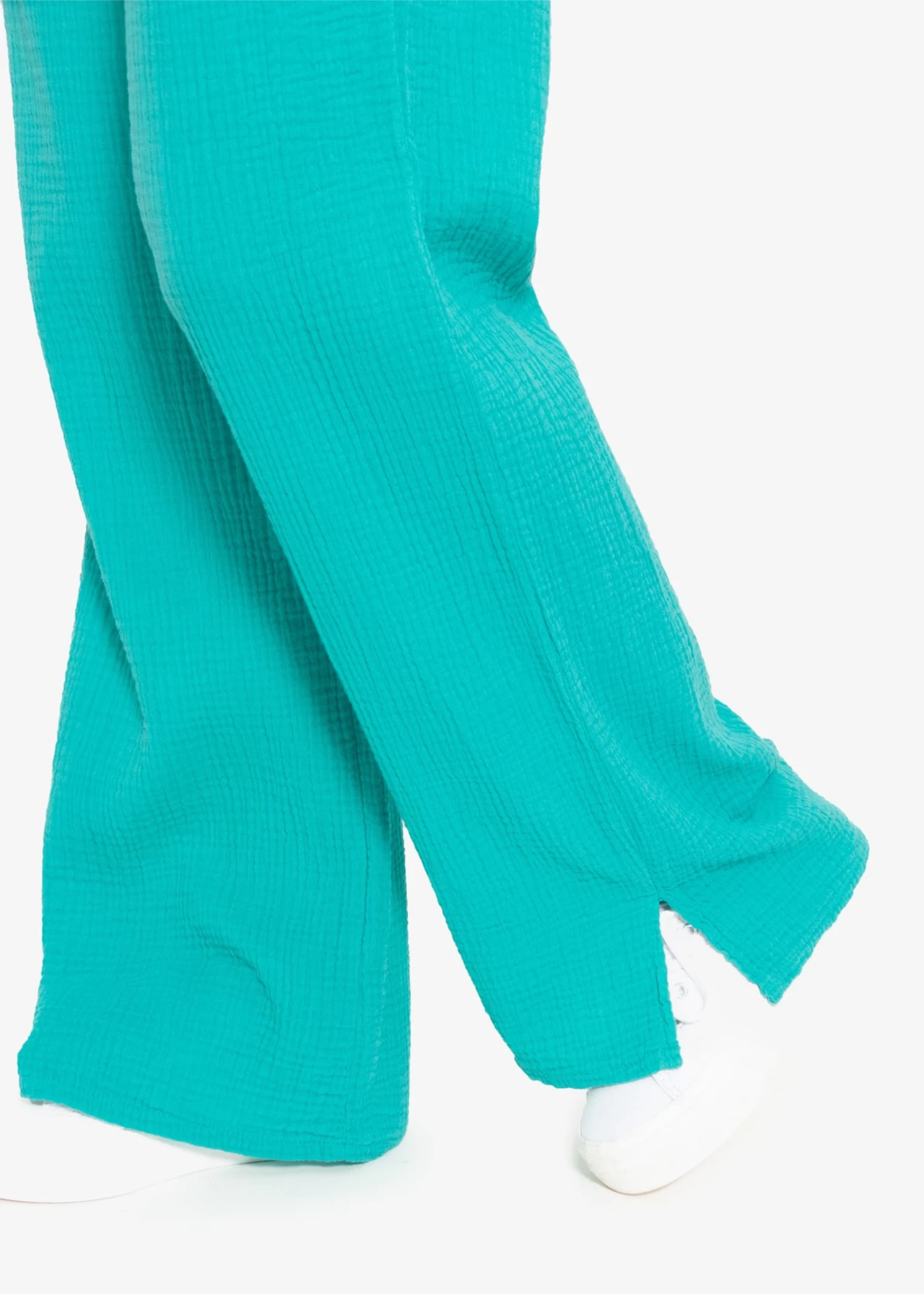 Musselin Pants, Türkis 11 Musselin Pants, Türkis – Bild 9