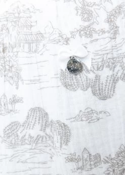 Musselin Pyjamahose Mit Print - Weiß-taupe -Sassyclassy SassyClassy musselin pyjamahose mit print weiss taupe S3209NH6458 4