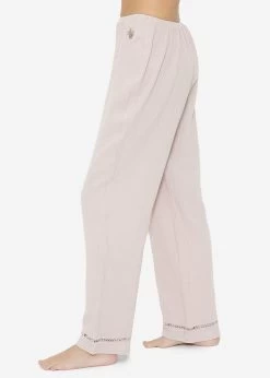 Musselin Pyjamahose Mit Spitzenborte - Altrosa -Sassyclassy SassyClassy musselin pyjamahose mit spitzenborte altrosa S3211NH6672 1