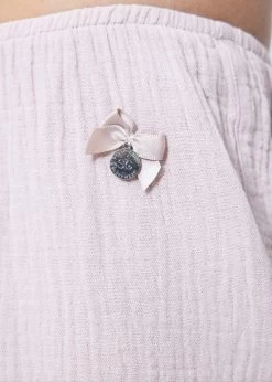 Musselin Pyjamahose Mit Spitzenborte - Altrosa -Sassyclassy SassyClassy musselin pyjamahose mit spitzenborte altrosa S3211NH6672 2