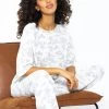 Musselin Pyjamashirt Mit Print - Weiß-taupe -Sassyclassy SassyClassy musselin pyjamashirt mit print weiss taupe S3209NI6450idVH3P8gj5rBI