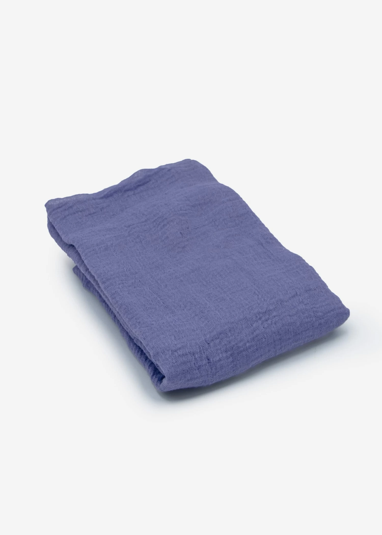 Musselin Schal - Jeansblau 5 Musselin Schal - Jeansblau – Bild 3