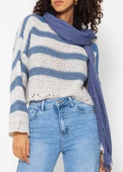 Musselin Schal - Jeansblau 15 Musselin Schal - Jeansblau -Sassyclassy SassyClassy musselin schal jeansblau S4202AS9044 3