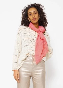Musselin Schal - Peach 8 Musselin Schal - Peach -Sassyclassy SassyClassy musselin schal koralle S4202AS9039wwv4MnRBBrm2K