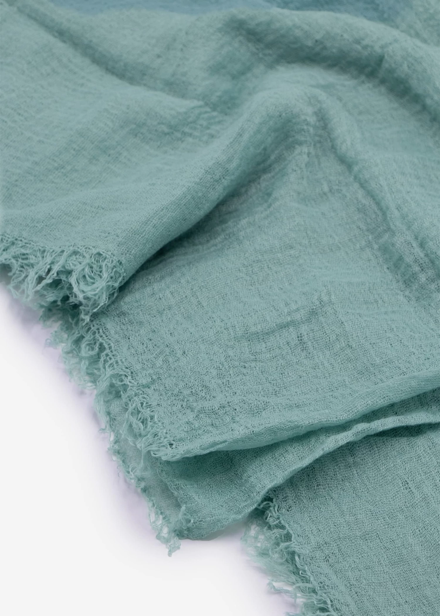 Musselin Schal - Salbeigrün 7 Musselin Schal - Salbeigrün – Bild 5