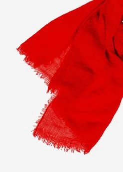 Musselin Schal - Rot -Sassyclassy SassyClassy musselin schal rot S4201AS6667