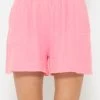 Musselin Shorts, Rosa -Sassyclassy SassyClassy musselin shorts rosa S2206B4805 5