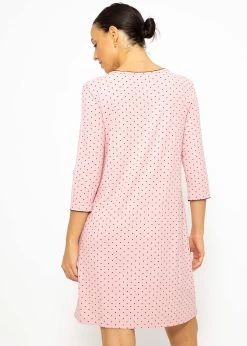 Nachthemd Mit Pünktchen - Rosa -Sassyclassy SassyClassy nachthemd mit punktchen rosa S3209NK6342 3