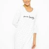 Nachthemd Mit Pünktchen - Weiß -Sassyclassy SassyClassy nachthemd mit punktchen weiss S3209NK6340 4