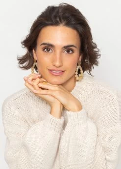 Ohrstecker Gold Mit Perlen - Beige -Sassyclassy SassyClassy ohrstecker gold mit perlen beige S4202AO9030 1dMPO925a3rR7Q