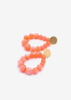 Ohrstecker Gold Mit Perlen - Koralle 9 Ohrstecker Gold Mit Perlen - Koralle -Sassyclassy SassyClassy ohrstecker gold mit perlen korall S2403AO9050 1