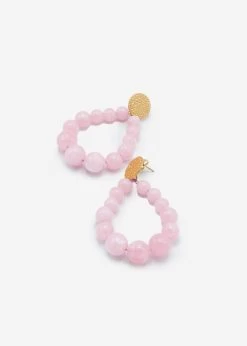 Ohrstecker Gold Mit Perlen - Rosa 12 Ohrstecker Gold Mit Perlen - Rosa -Sassyclassy SassyClassy ohrstecker gold mit perlen rosa S2403AO9045 4