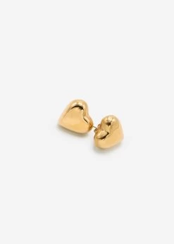 Ohrstecker In Herzform - Gold -Sassyclassy SassyClassy ohrstecker in herzform gold S4201AO6612 1