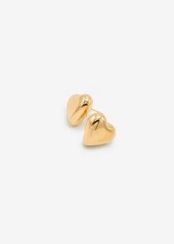 Ohrstecker In Herzform - Gold -Sassyclassy SassyClassy ohrstecker in herzform gold S4201AO6612 2