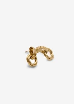 Ohrstecker Mit Twist-Detail - Gold -Sassyclassy SassyClassy ohrstecker mit twist detail gold S4202OB9027 2