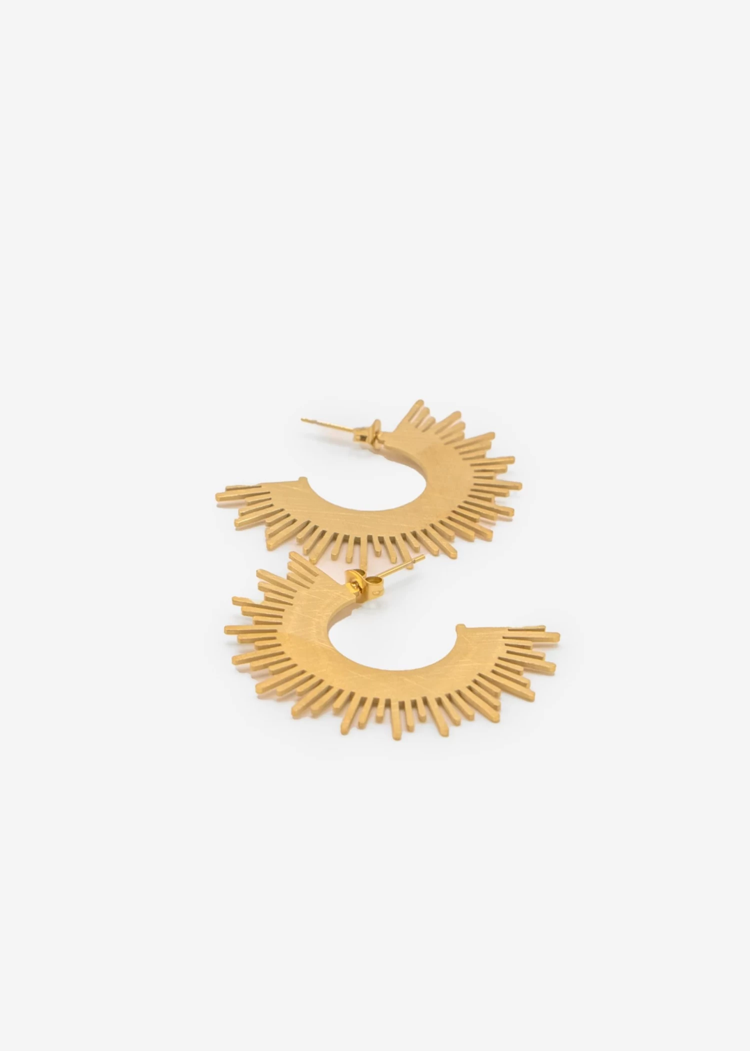 Ohrstecker Sonne - Gold 7 Ohrstecker Sonne - Gold – Bild 5