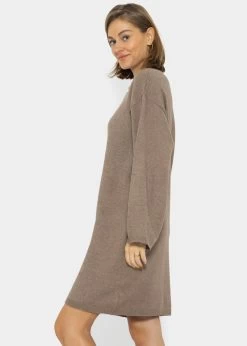 Oversize Kleid In Strick - Taupe 15 Oversize Kleid In Strick - Taupe -Sassyclassy SassyClassy oversize Kleid in Strick taupe S3206B5977 2WealUDNqIst6i1DzQb2JgE12X2