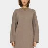 Oversize Kleid In Strick - Taupe 2 Oversize Kleid In Strick - Taupe -Sassyclassy SassyClassy oversize Kleid in Strick taupe S3206B5977 5c69tn94pC6rgolLqlbx6tvDtT6