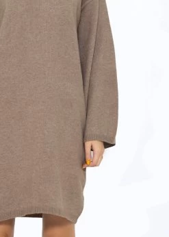 Oversize Kleid In Strick - Taupe 16 Oversize Kleid In Strick - Taupe -Sassyclassy SassyClassy oversize Kleid in Strick taupe S3206B5977 677i3SVC4Twx69hcMePAv8snuyW