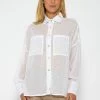 Oversize Plumetis Bluse, Weiß 2 Oversize Plumetis Bluse, Weiß -Sassyclassy SassyClassy oversize plumetis bluse offwhite S3203B5657 8