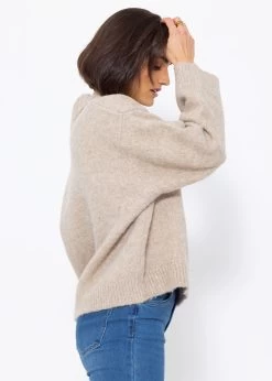 Oversize Pullover Mit Kragen - Beige 16 Oversize Pullover Mit Kragen - Beige -Sassyclassy SassyClassy oversize pullover mit kragen beige S3210P6530 6aQ71IxEi7GSaH