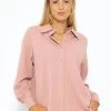Oversize Waffelpiqué Bluse - Altrosa -Sassyclassy SassyClassy oversize waffelpique bluse altrosa S3209E6428 75OHVeryN0o6h4