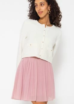 Plissée-Rock Aus Chiffon, Rosa -Sassyclassy SassyClassy plissee rock aus chiffon rosa S3207B6013 2