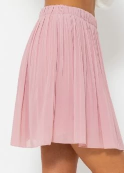 Plissée-Rock Aus Chiffon, Rosa -Sassyclassy SassyClassy plissee rock aus chiffon rosa S3207B6013 6