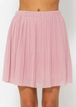 Plissée-Rock Aus Chiffon, Rosa -Sassyclassy SassyClassy plissee rock aus chiffon rosa S3207B6013 7