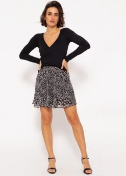 Plissée Rock Mit Print - Schwarz-weiß 12 Plissée Rock Mit Print - Schwarz-weiß -Sassyclassy SassyClassy plissee rock mit print schwarz weiss S3209R6437 3ptnkGw1gNlJ2j