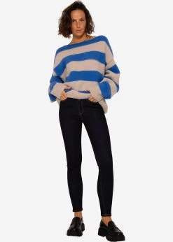 Pullover Mit Blockstreifen - Blau-beige 12 Pullover Mit Blockstreifen - Blau-beige -Sassyclassy SassyClassy pullover mit block streifen blau beige S3208P6214 1sQom2Vuz2baIY