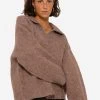 Oversize Pullover Mit Kragen - Taupe 1 Oversize Pullover Mit Kragen - Taupe -Sassyclassy SassyClassy pullover mit kragen taupe S3208P6225 4J2knY3S5FxEVW