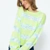 Pullover Mit Mulitcolor Streifen - Hellgrün-hellblau -Sassyclassy SassyClassy pullover mit multicolor streifen hellgrun hellblau S3211P6662 7