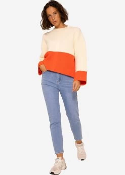 Pullover Mit Orangefarbenem Saum - Offwhite 11 Pullover Mit Orangefarbenem Saum - Offwhite -Sassyclassy SassyClassy pullover mit orangefarbenem offwhite S3208P6222IXiGrZLlCYHyQ