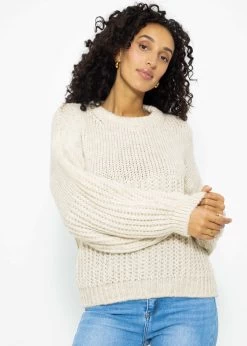 Pullover Mit Struktur - Beige -Sassyclassy SassyClassy pullover mit struktur beige S3211P6730 8j58vc5BgQErwa