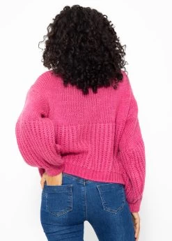 Pullover Mit Struktur - Mauve 13 Pullover Mit Struktur - Mauve -Sassyclassy SassyClassy pullover mit struktur mauve S3211P6731 3