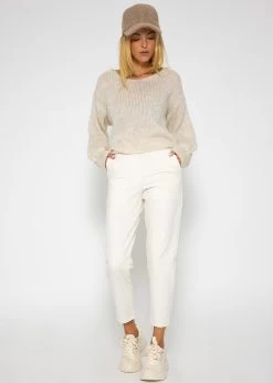 Pullover Mit V-Ausschnitt - Beige -Sassyclassy SassyClassy pullover mit v ausschnitt beige S3209P6410