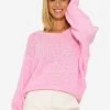 Pullover Mit V-Ausschnitt - Rosa -Sassyclassy SassyClassy pullover mit v ausschnitt rosa S3209P6411 6tJgdLLNl0ShI2