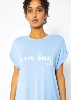 Langes Pyjamashirt Mit Print - Hellblau 14 Langes Pyjamashirt Mit Print - Hellblau -Sassyclassy SassyClassy pyjama longshirt mit print hellblau S3209NI6478 20wVNptwGxv8nJ