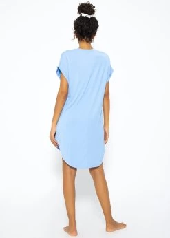 Langes Pyjamashirt Mit Print - Hellblau 12 Langes Pyjamashirt Mit Print - Hellblau -Sassyclassy SassyClassy pyjama longshirt mit print hellblau S3209NI6478 4w6v3AEAQY9vFL