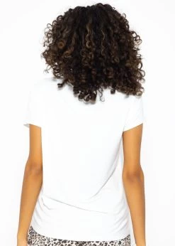 Pyjama Shirt Mit Print - Offwhite -Sassyclassy SassyClassy pyjama shirt mit print offwhite S3209NI6477 6FMcPw731BYun5