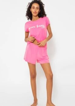 Pyjamashorts - Pink -Sassyclassy SassyClassy pyjama shorts pink S3212NS6742mgms8gLX3D1L8