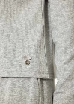 Pyjamashirt Langarm - Grau Melange -Sassyclassy SassyClassy pyjamashirt langarm grau melange S3209NT6491